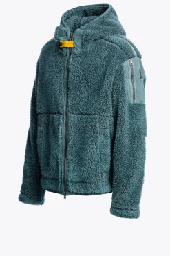 CAMAGLIO - PULL À CAPUCHE EN POLAIRE BOUCLÉ