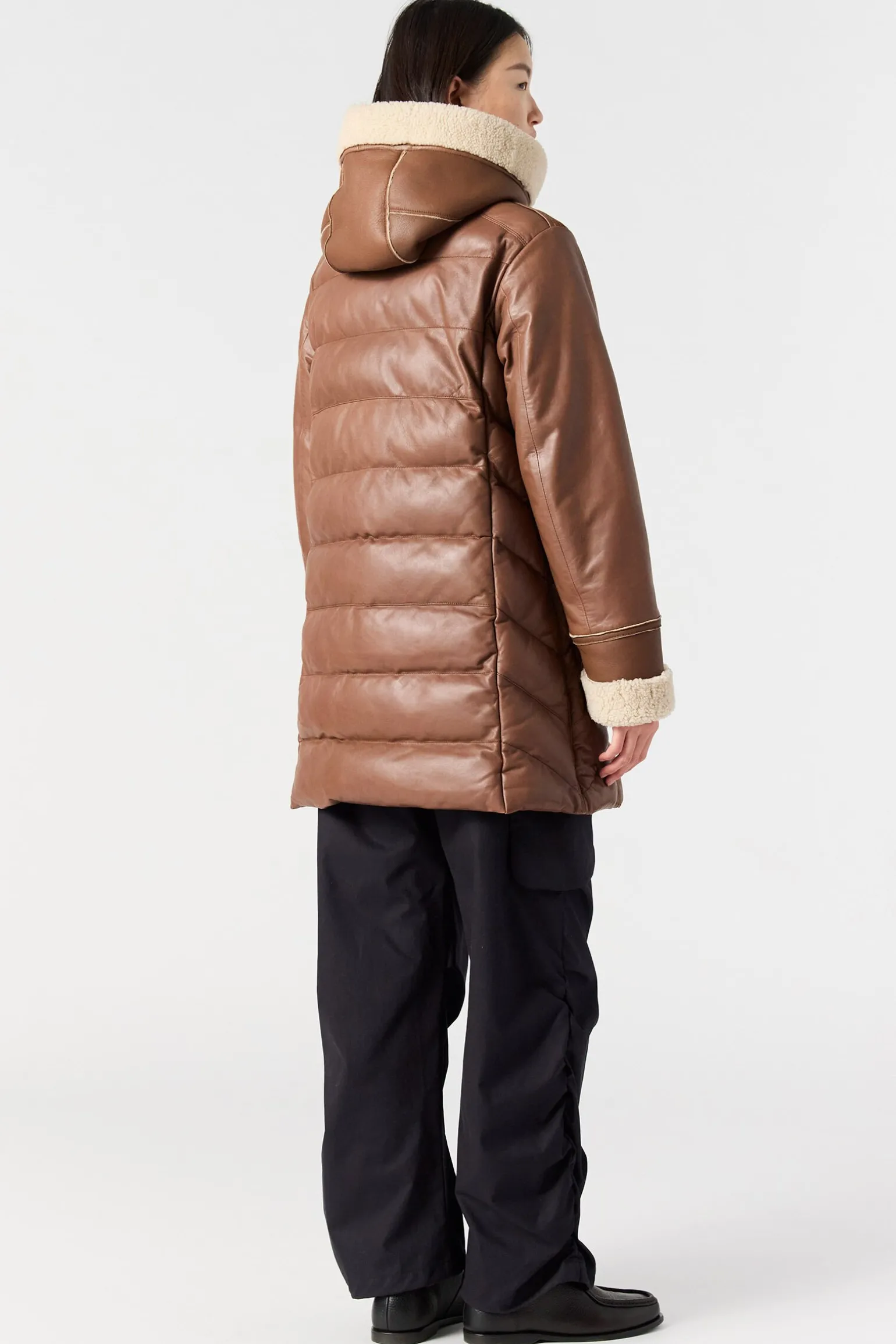 DEMI SPECIAL - MANTEAU EN CUIR