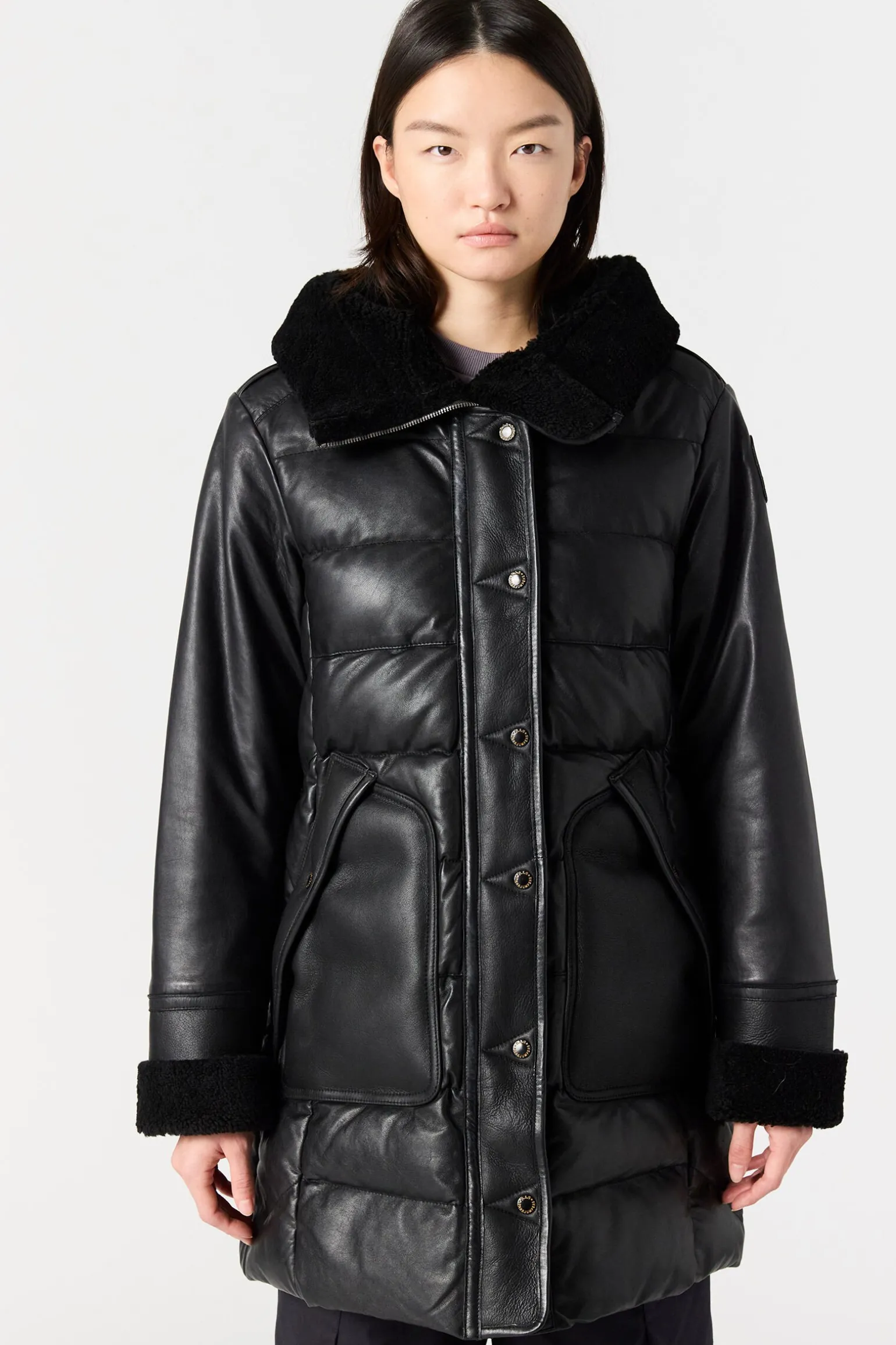 DEMI SPECIAL - MANTEAU EN CUIR