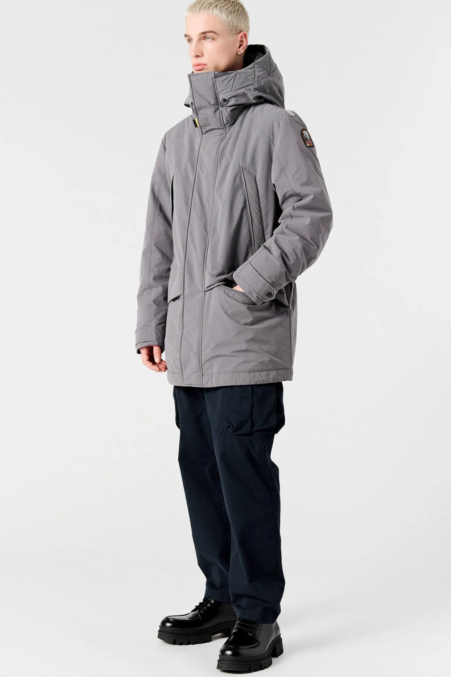 EFREM - VESTE LONGUE À CAPUCHE