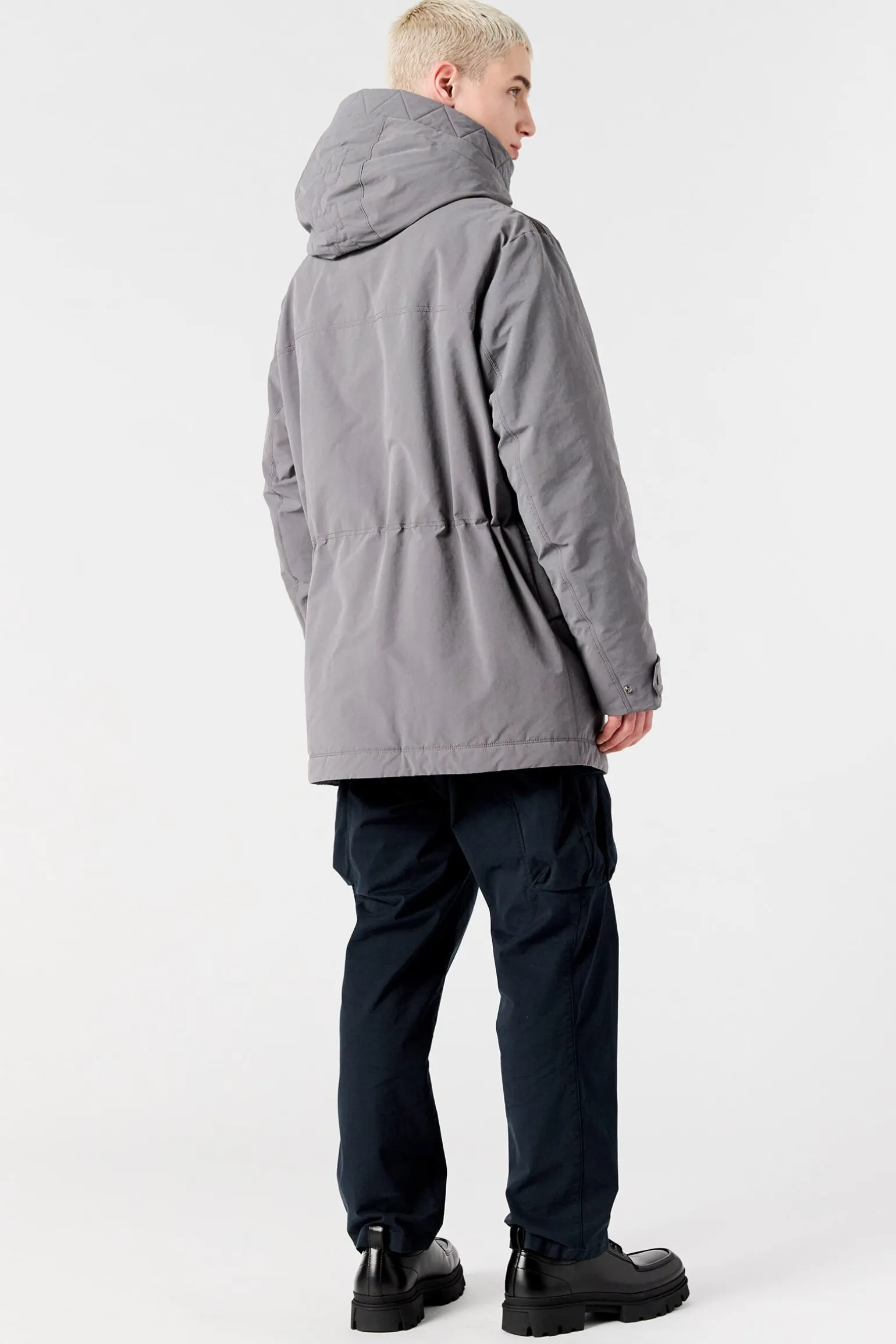 EFREM - VESTE LONGUE À CAPUCHE