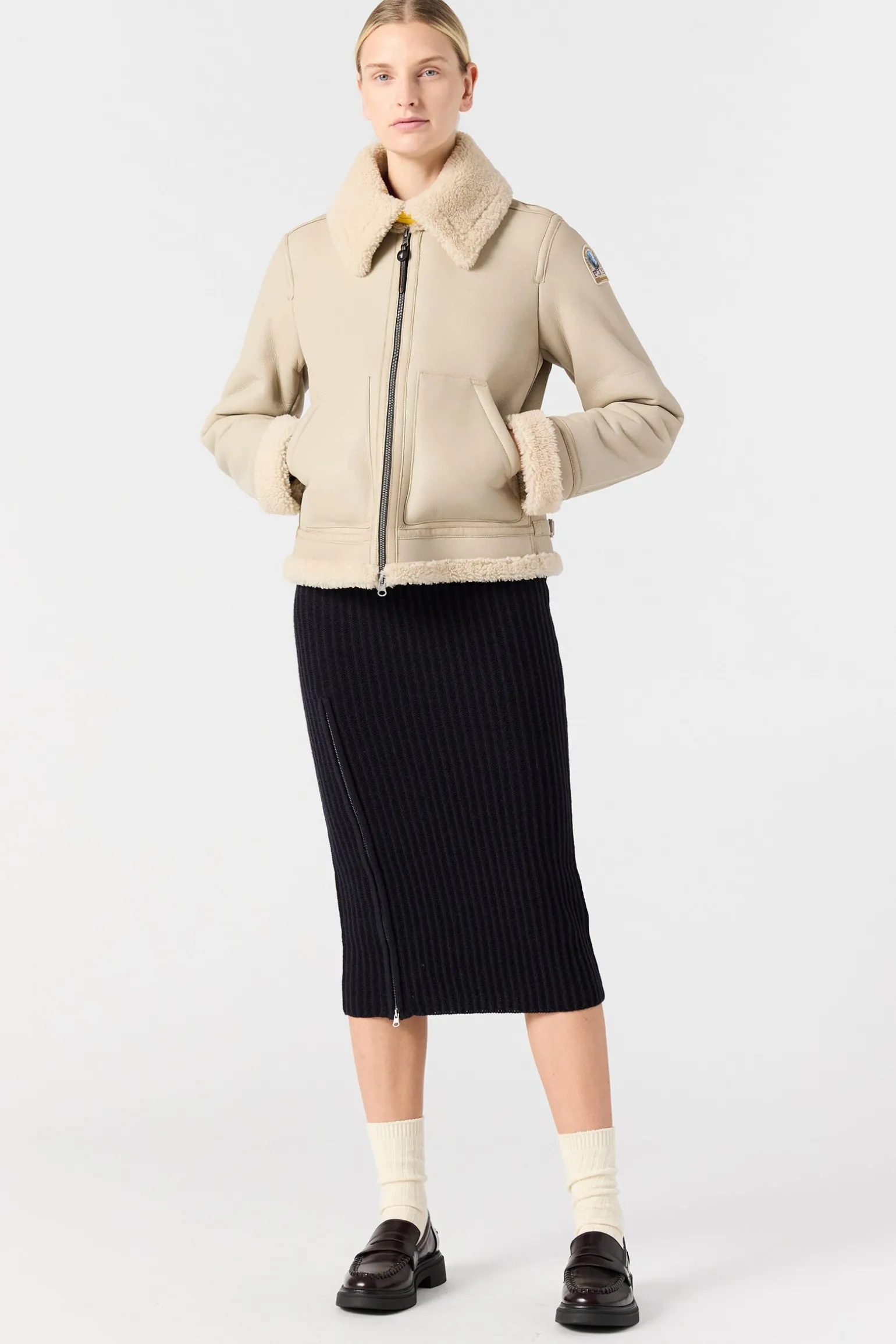 GIALEAN SPECIAL - VESTE EN MOUTON RETOURNÉ