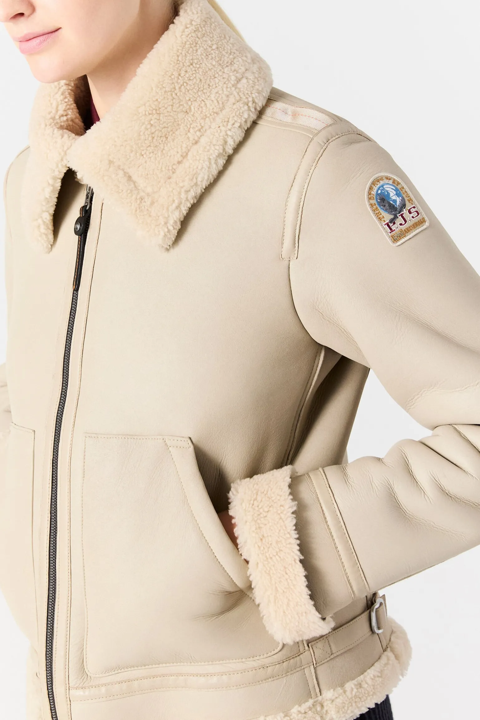 GIALEAN SPECIAL - VESTE EN MOUTON RETOURNÉ