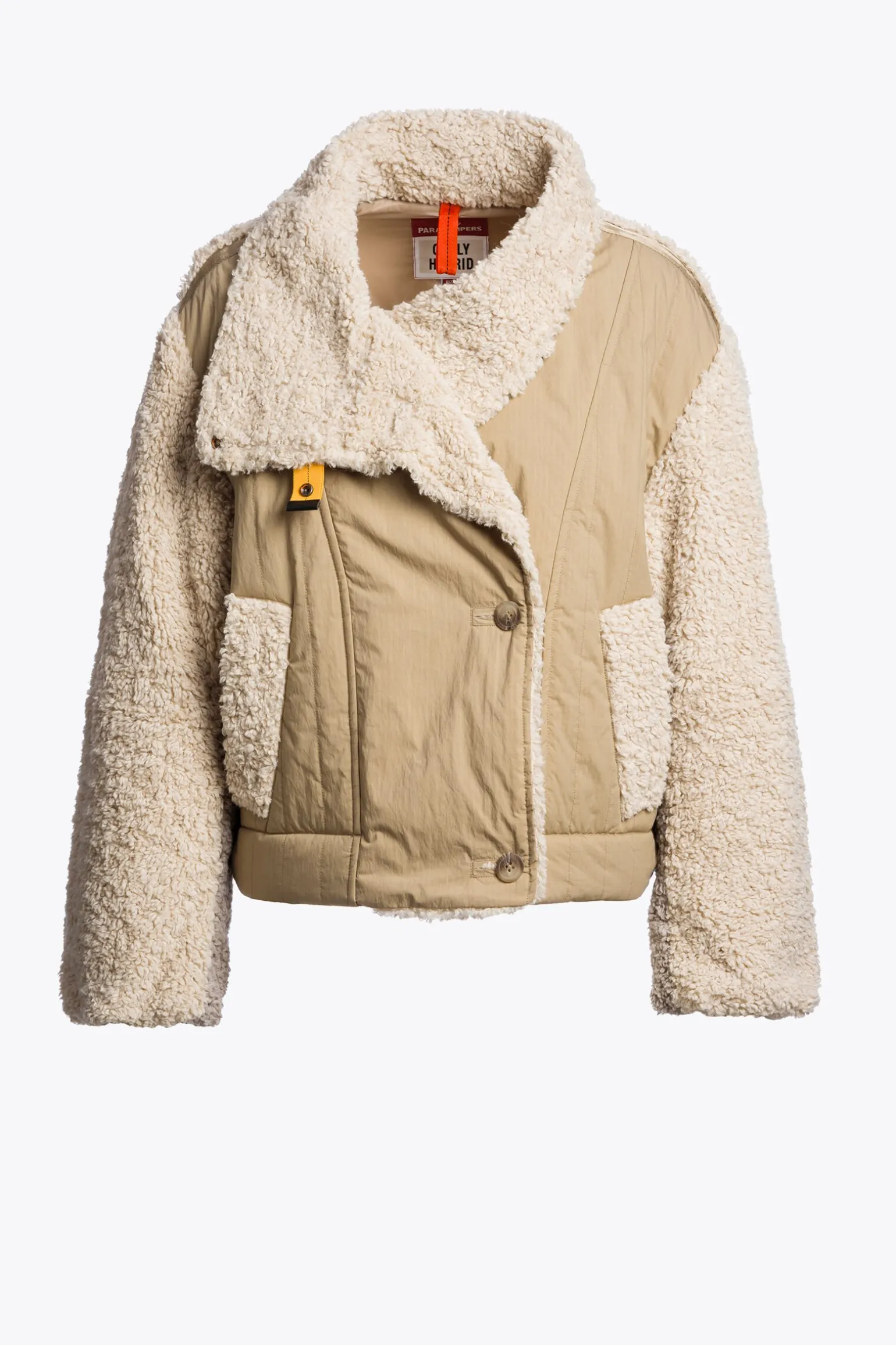 KAEDE - BLOUSON BOMBER EN POLAIRE BOUCLÉ