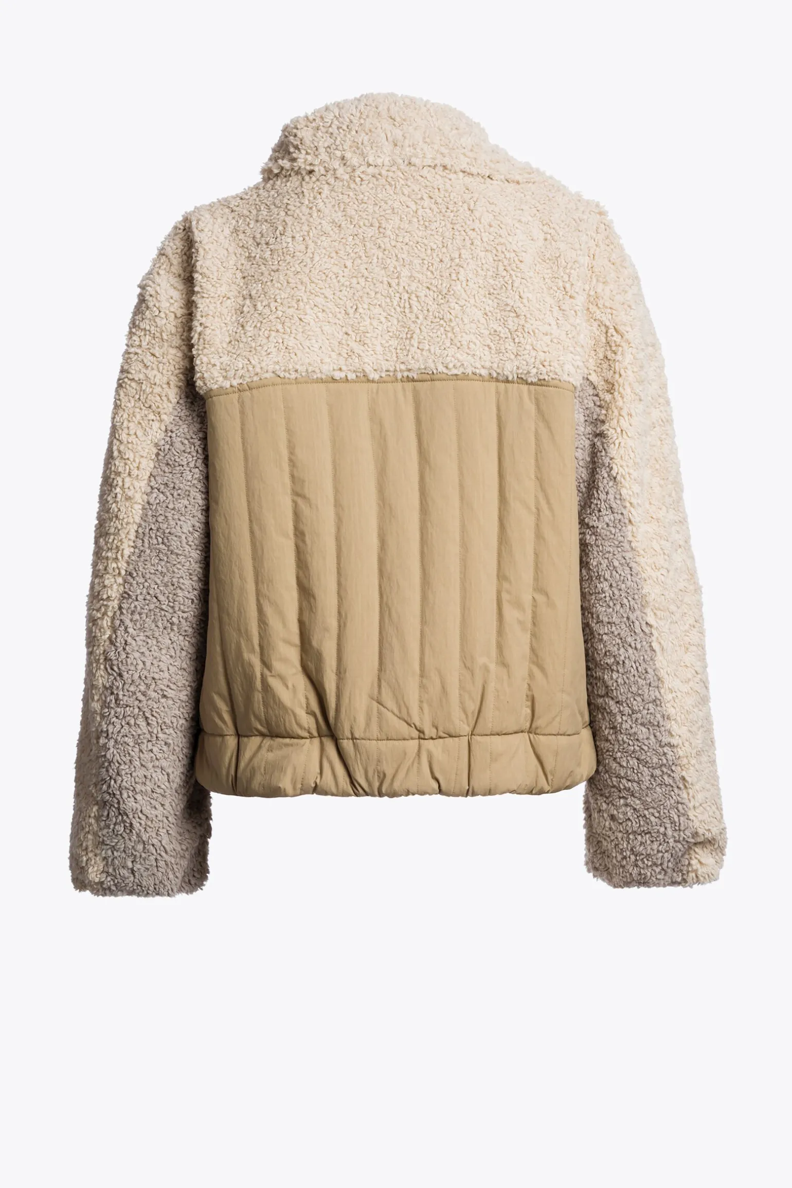 KAEDE - BLOUSON BOMBER EN POLAIRE BOUCLÉ