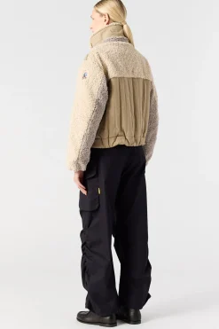 KAEDE - BLOUSON BOMBER EN POLAIRE BOUCLÉ