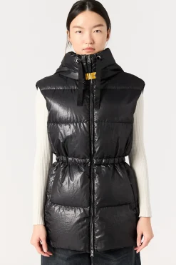 MICOL - GILET À CAPUCHE