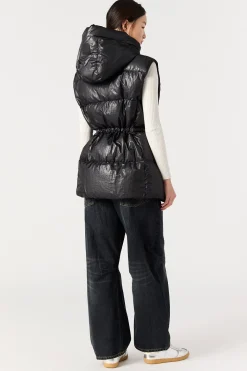 MICOL - GILET À CAPUCHE