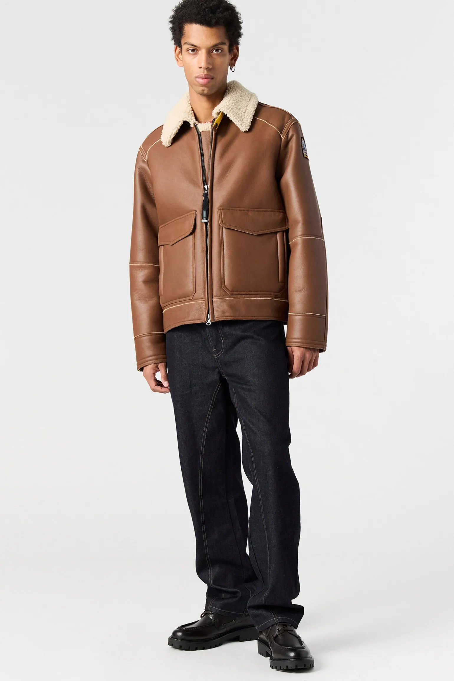 RODNEY SPECIAL - BLOUSON BOMBER EN CUIR