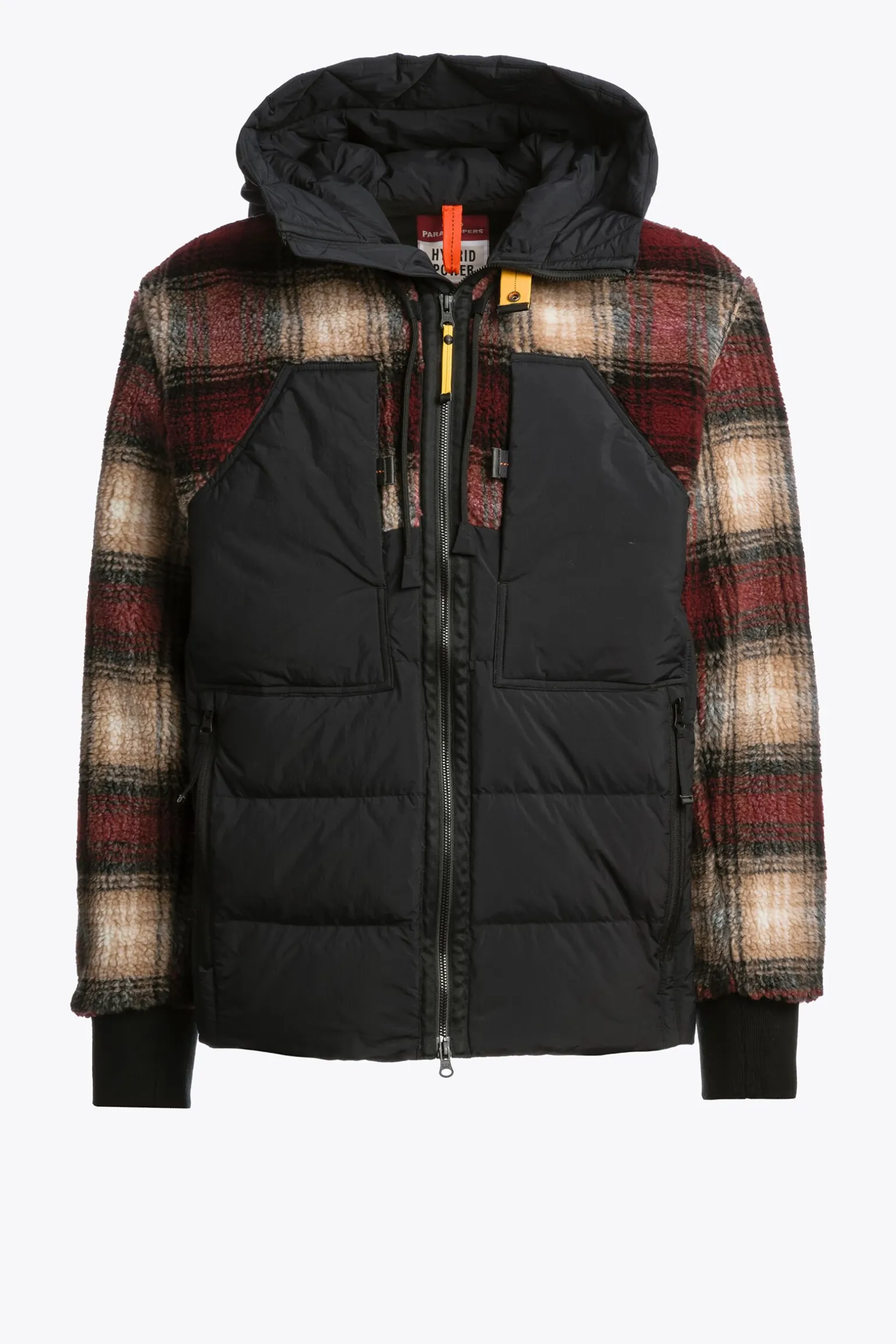 YOUNG - PULL À CAPUCHE EN POLAIRE BOUCLÉ