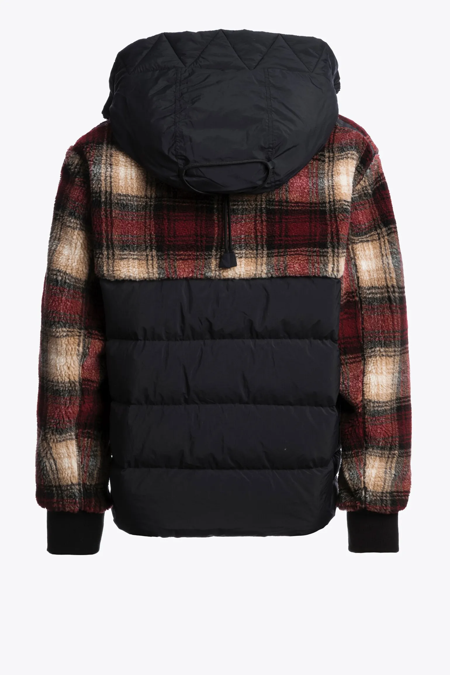 YOUNG - PULL À CAPUCHE EN POLAIRE BOUCLÉ