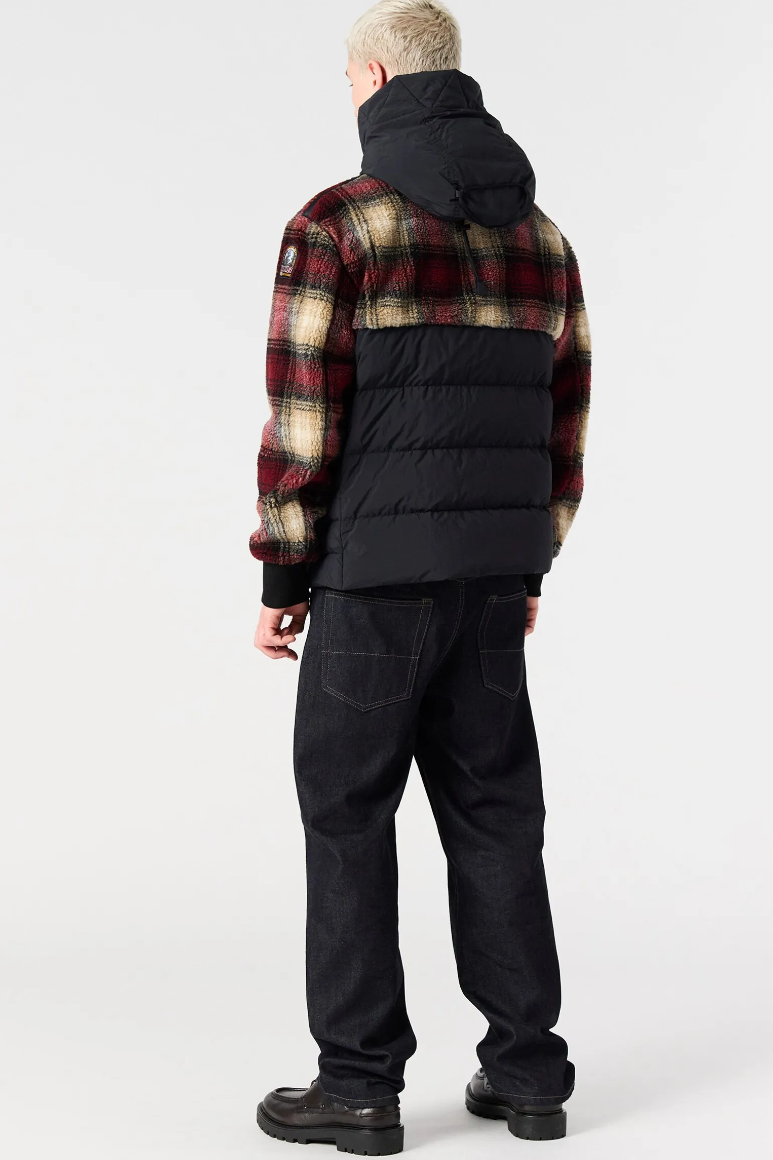 YOUNG - PULL À CAPUCHE EN POLAIRE BOUCLÉ